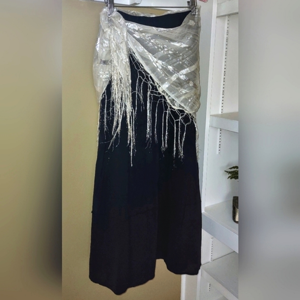 Versatile Blue Cotton Skirt